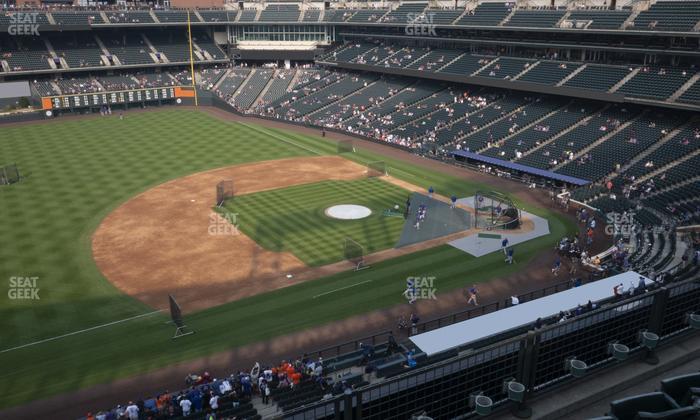 Coors Field - Section Lower 342 Seat View