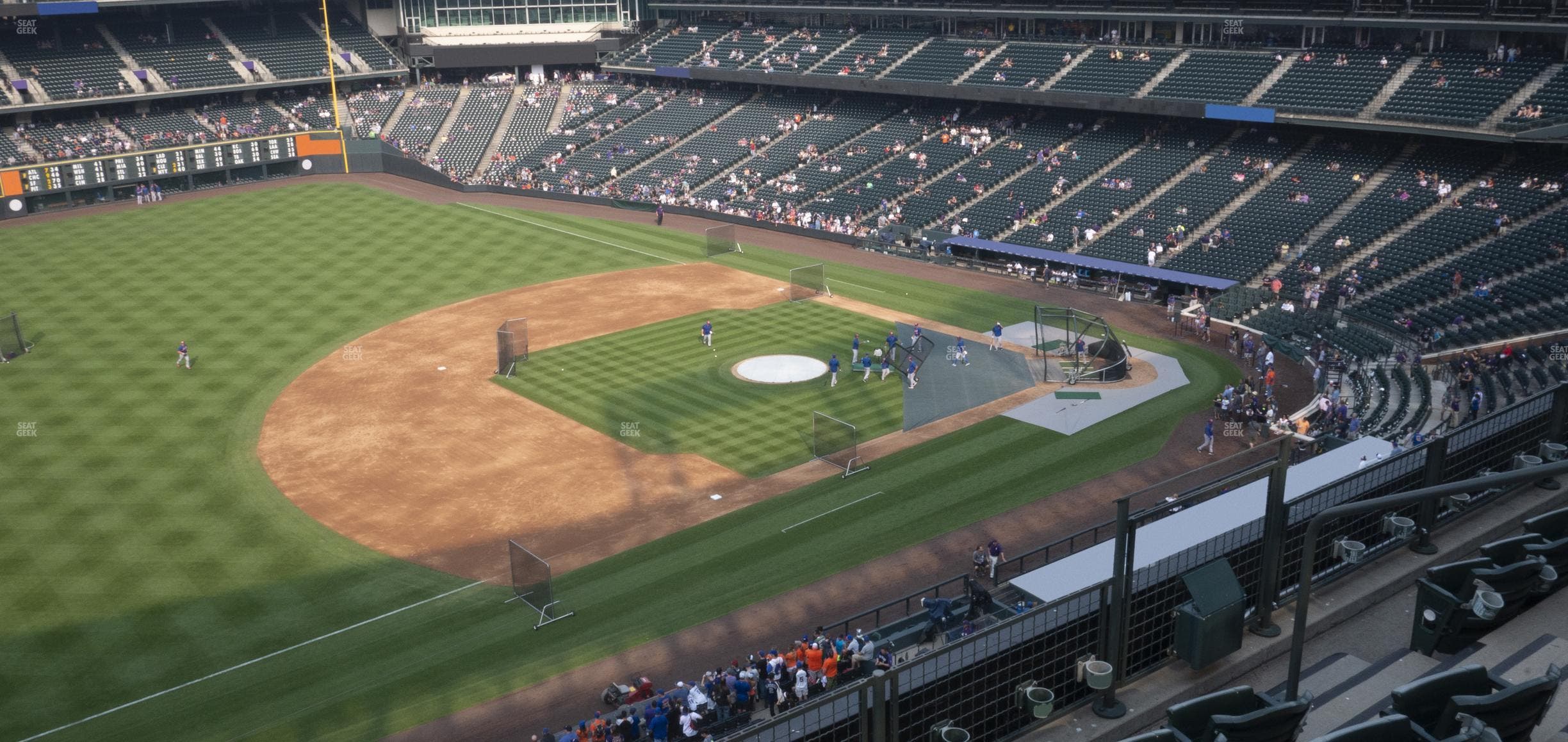 Coors Field - Section Lower 343 Seat View