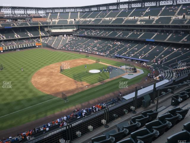 Coors Field - Section Lower 343 Seat View
