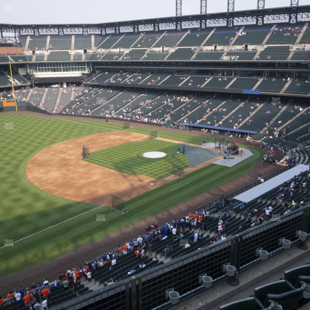 Coors Field - Section Lower 344 Seat View