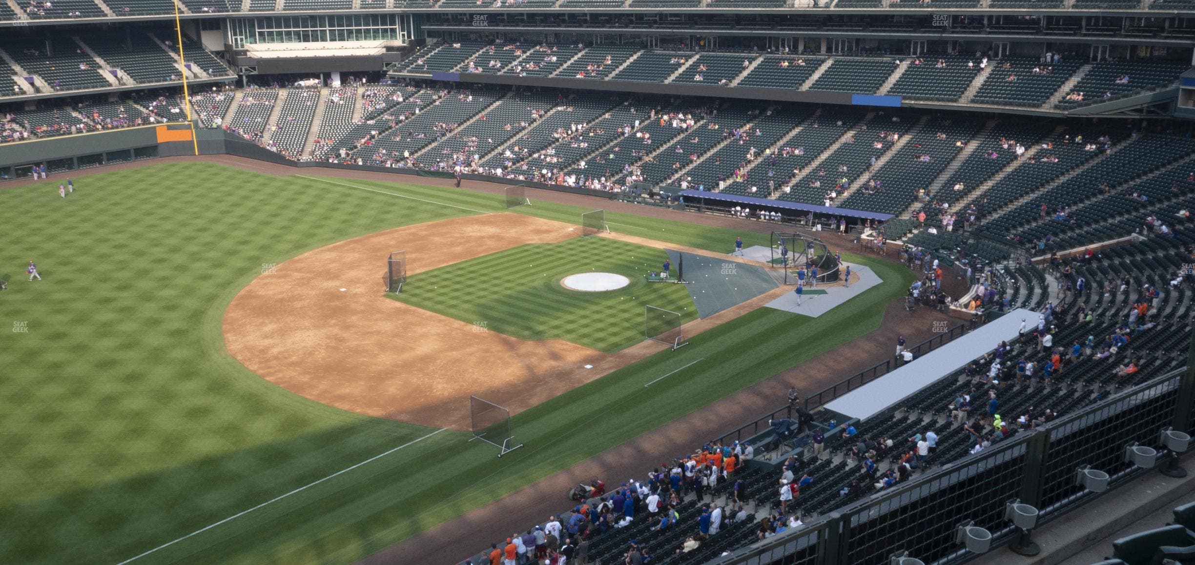 Coors Field - Section Lower 344 Seat View