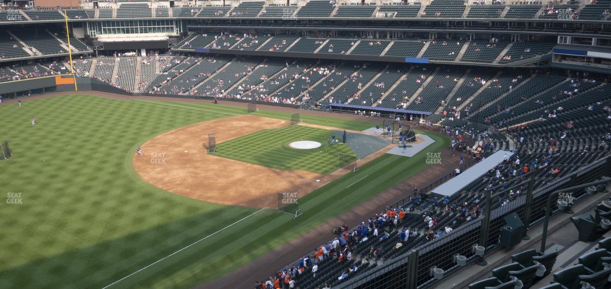 Coors Field - Section Lower 345 Seat View