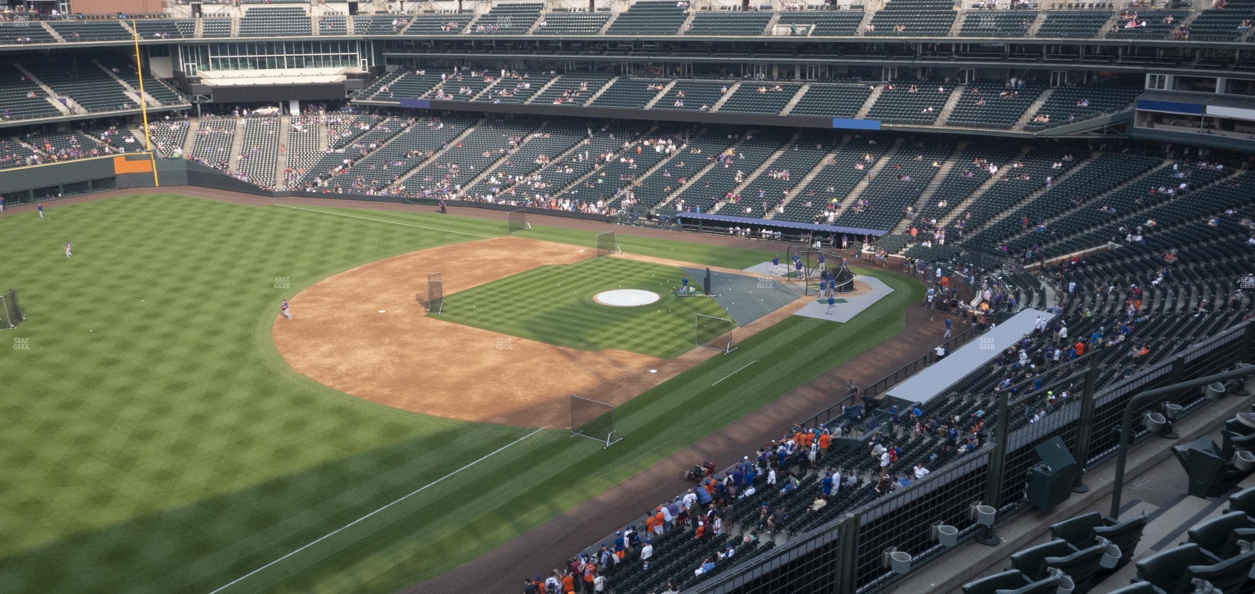 Coors Field - Section Lower 345 Seat View