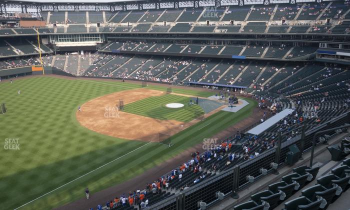 Coors Field - Section Lower 345 Seat View