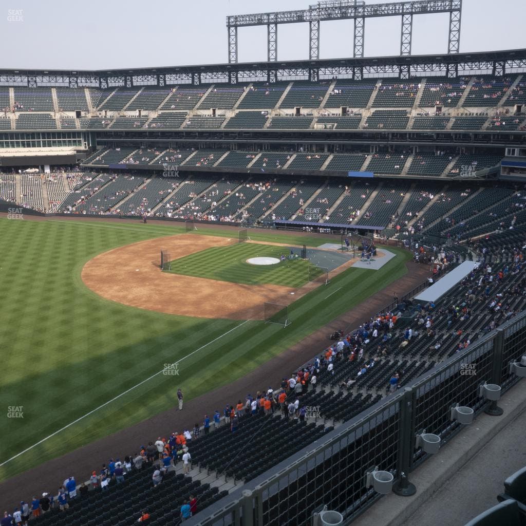 Coors Field - Section Lower 346 Seat View