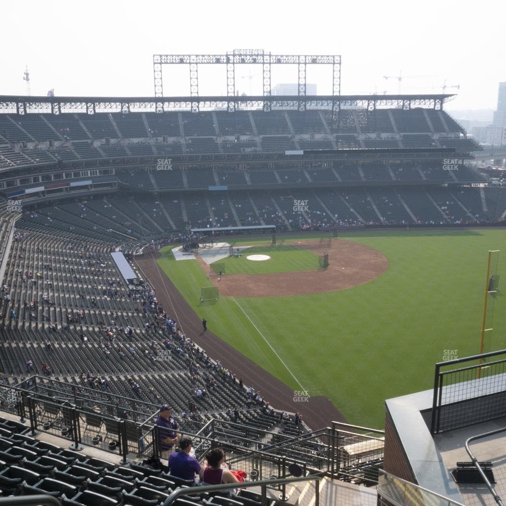 Coors Field - Section Upper 310 Seat View