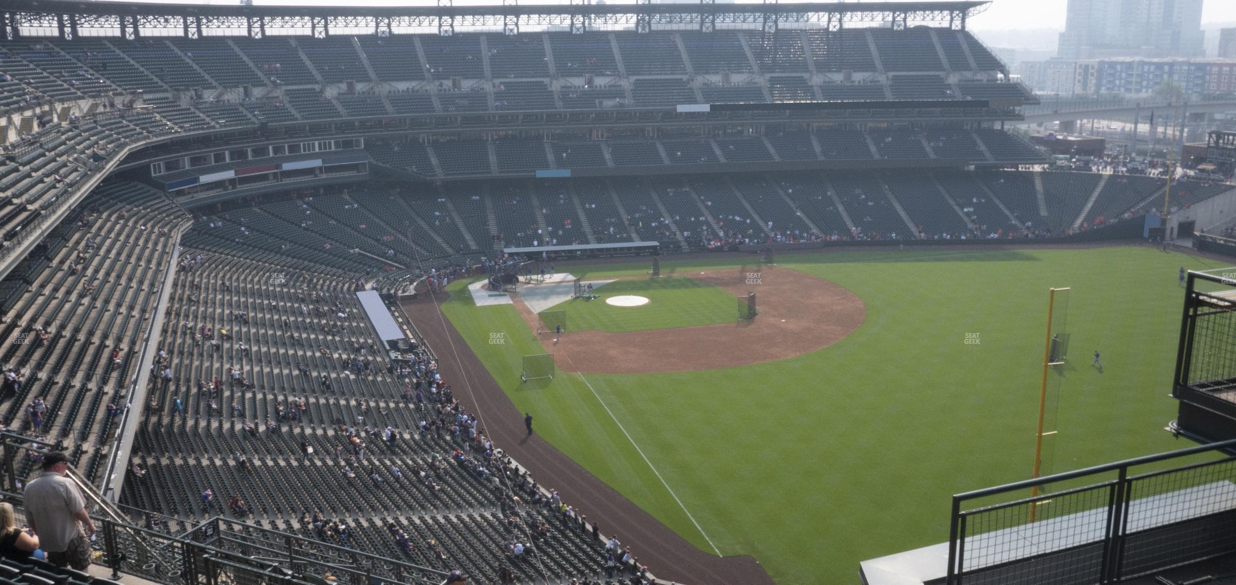 Coors Field - Section Upper 310 Seat View
