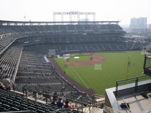 Coors Field - Section Upper 310 Seat View