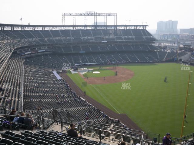 Coors Field - Section Upper 311 Seat View