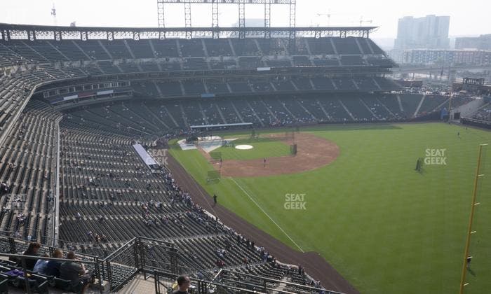 Coors Field - Section Upper 311 Seat View