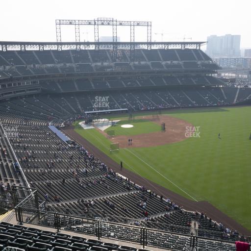 Coors Field - Section Upper 312 Seat View