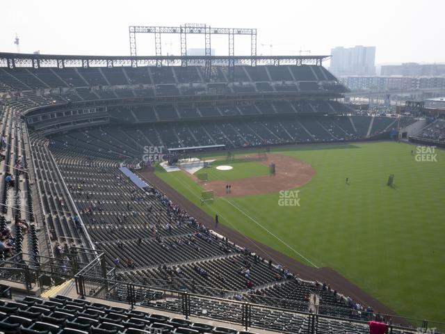 Coors Field - Section Upper 312 Seat View