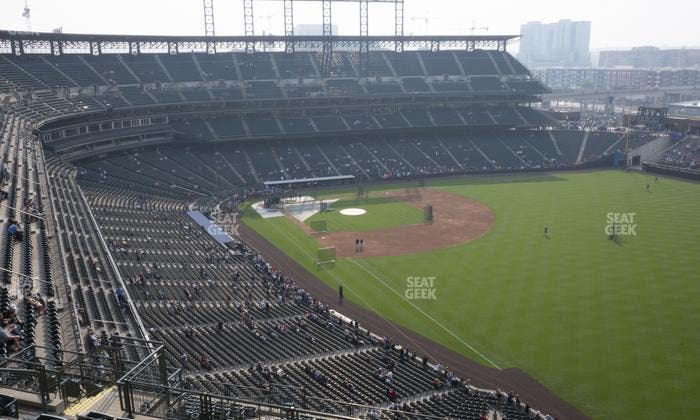 Coors Field - Section Upper 312 Seat View
