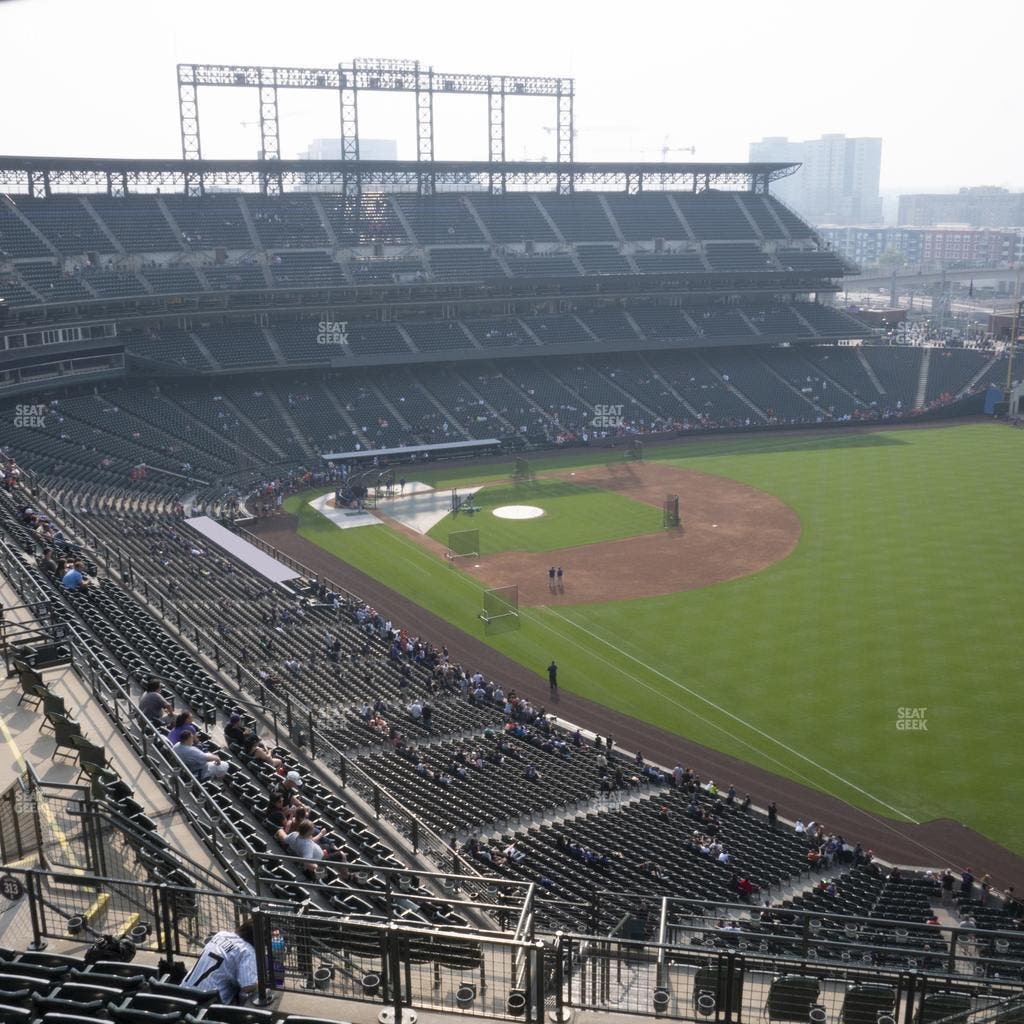 Coors Field - Section Upper 313 Seat View