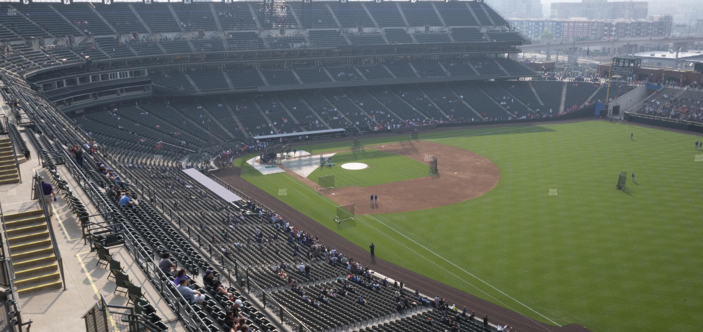 Coors Field - Section Upper 313 Seat View