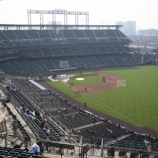 Coors Field - Section Upper 313 Seat View