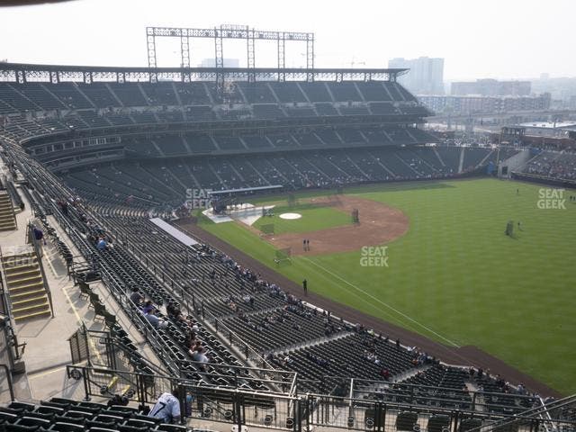 Coors Field - Section Upper 313 Seat View