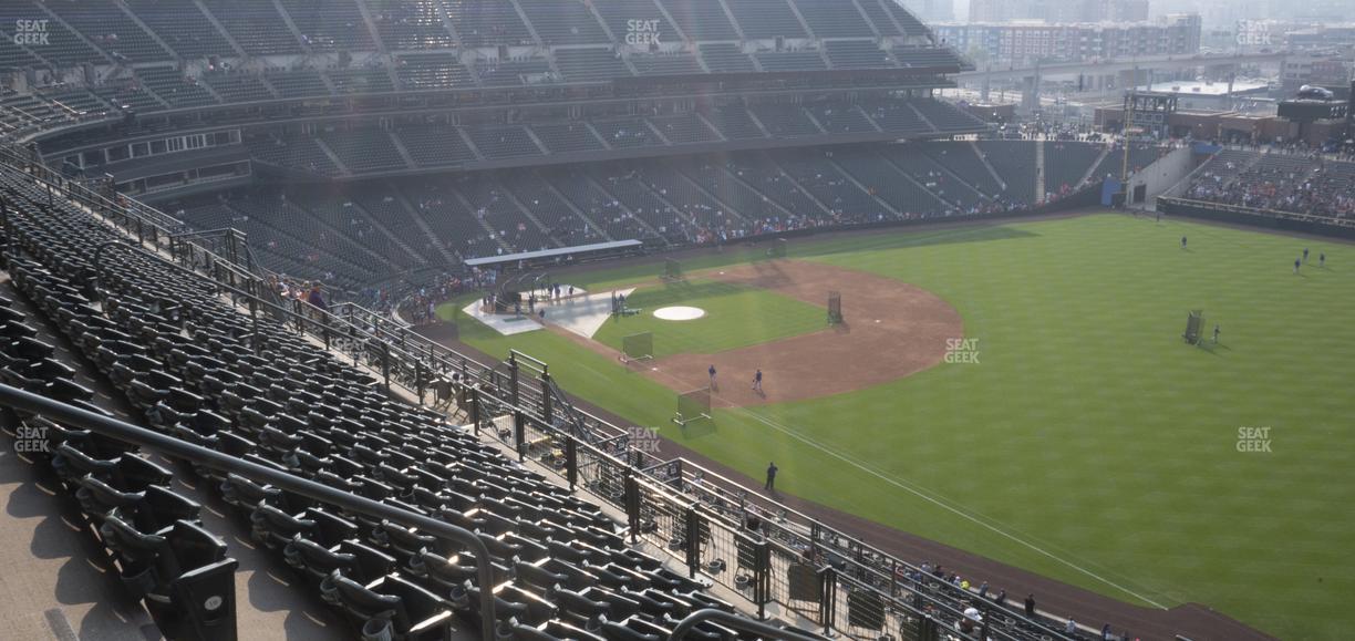 Coors Field - Section Upper 314 Seat View