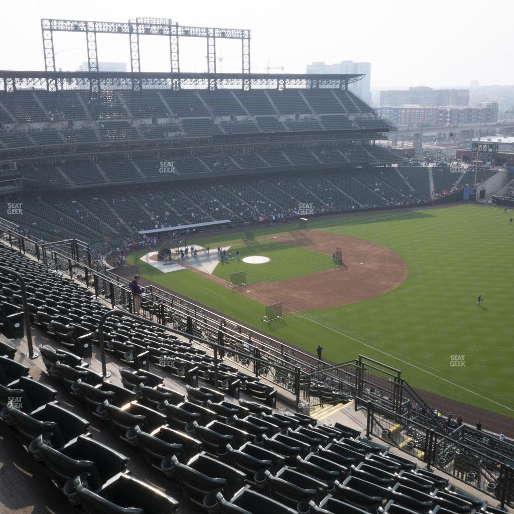Coors Field - Section Upper 315 Seat View