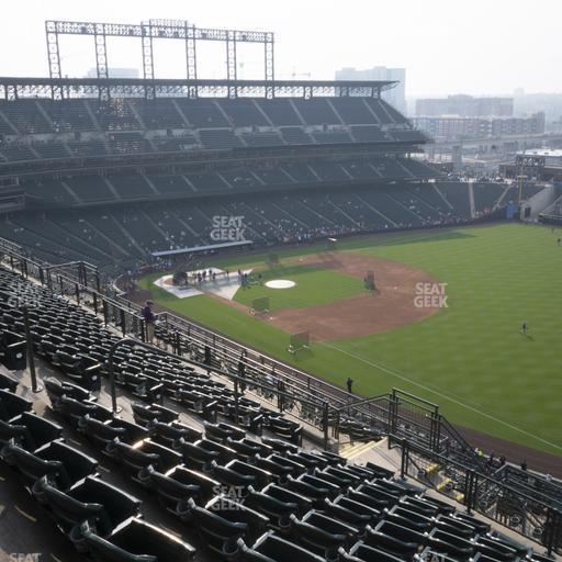 Coors Field - Section Upper 315 Seat View