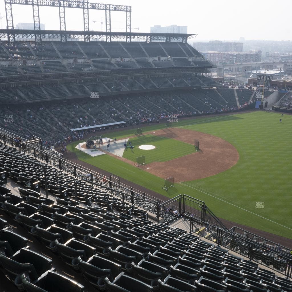 Coors Field - Section Upper 316 Seat View