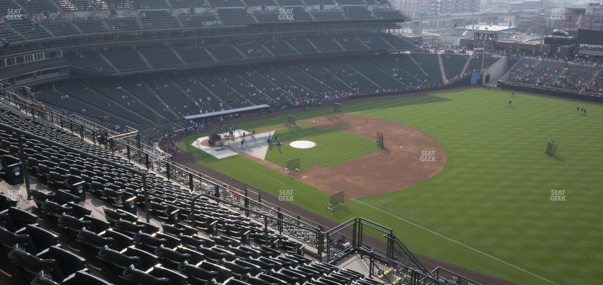 Coors Field - Section Upper 316 Seat View