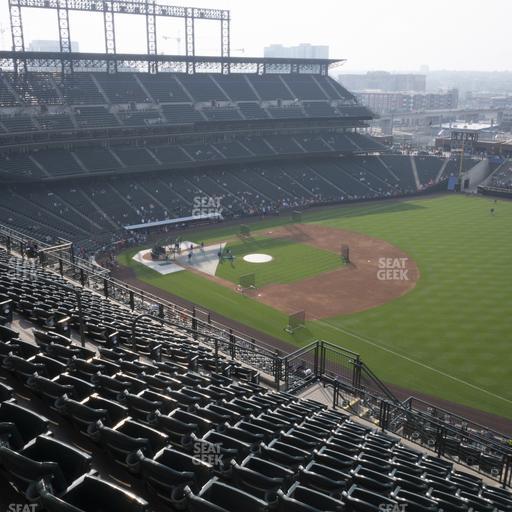 Coors Field - Section Upper 316 Seat View
