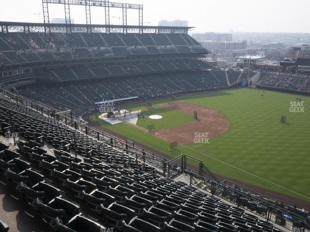 Coors Field - Section Upper 316 Seat View