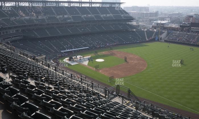 Coors Field - Section Upper 316 Seat View