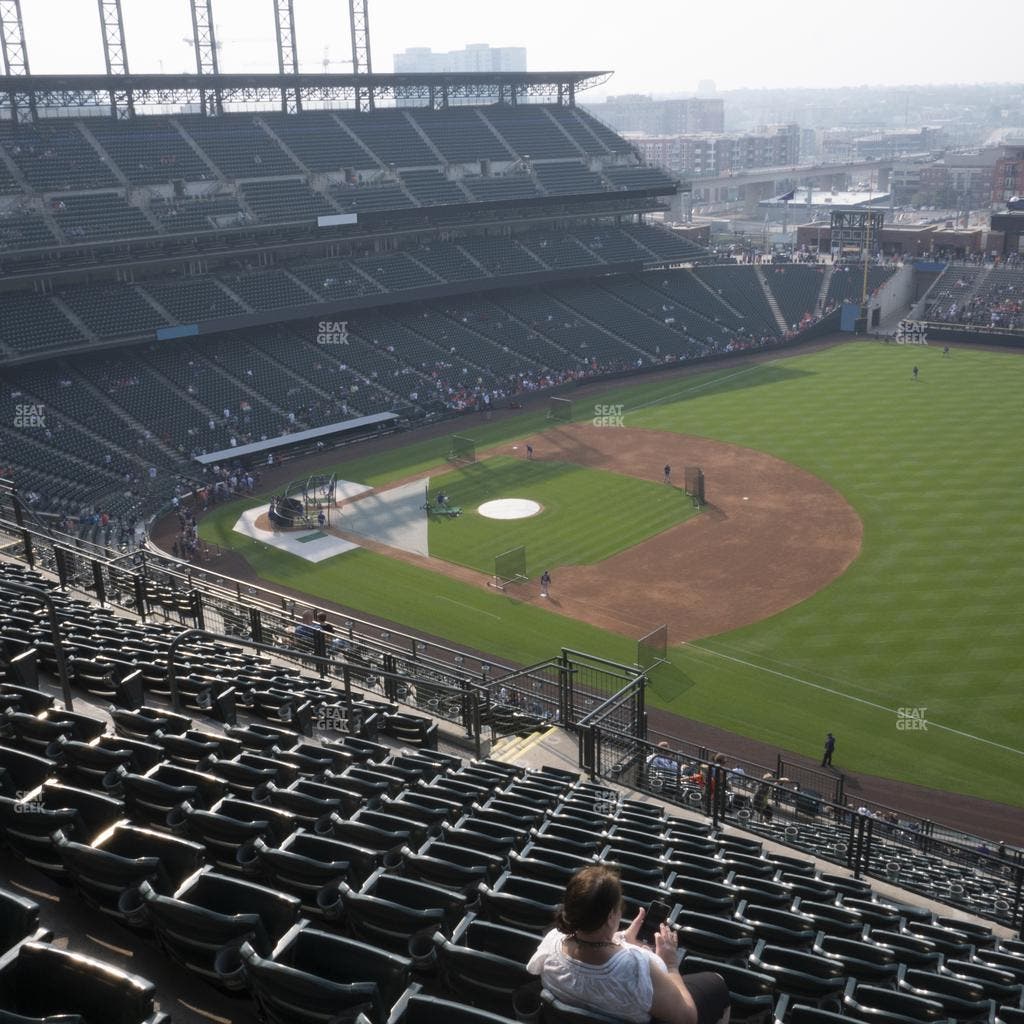 Coors Field - Section Upper 317 Seat View