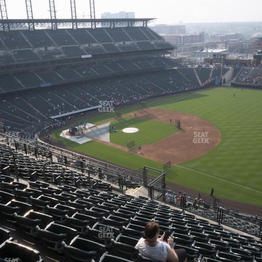 Coors Field - Section Upper 317 Seat View