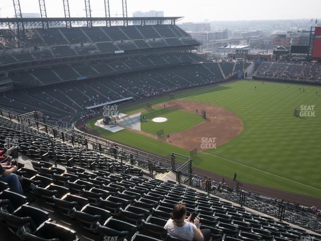 Coors Field - Section Upper 317 Seat View