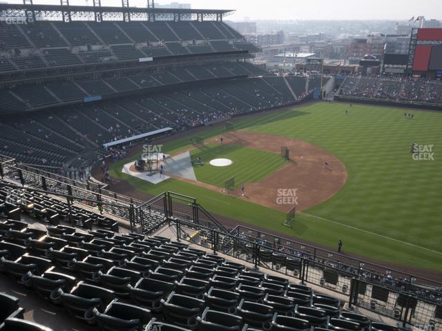 Coors Field - Section Upper 318 Seat View