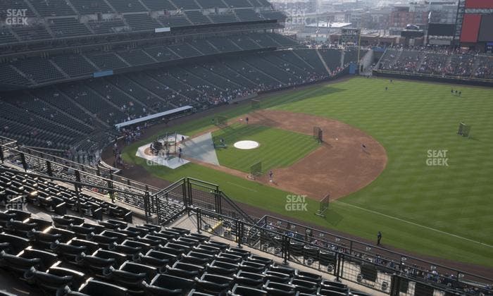 Coors Field - Section Upper 318 Seat View