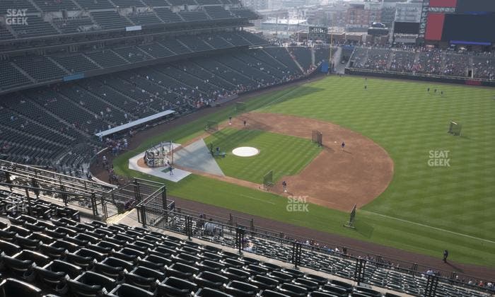 Coors Field - Section Upper 319 Seat View