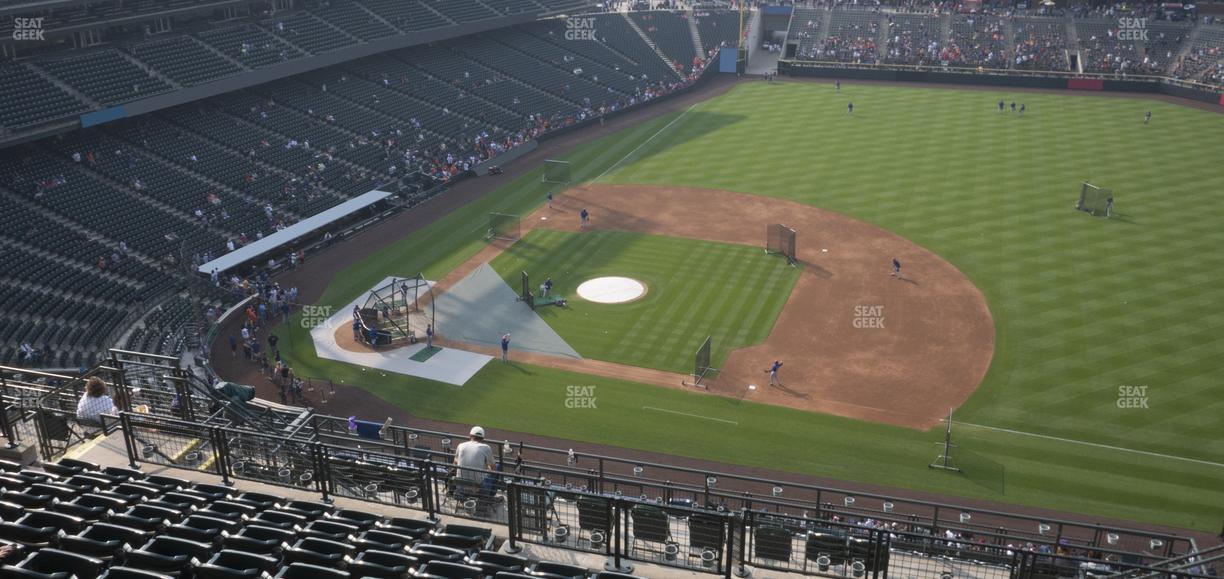 Coors Field - Section Upper 321 Seat View