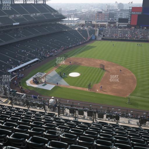 Coors Field - Section Upper 321 Seat View