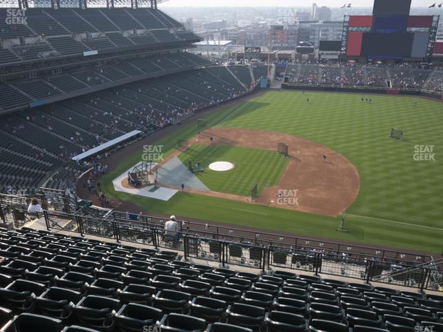 Coors Field - Section Upper 321 Seat View