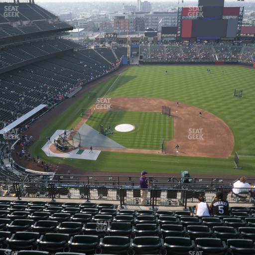 Coors Field - Section Upper 323 Seat View