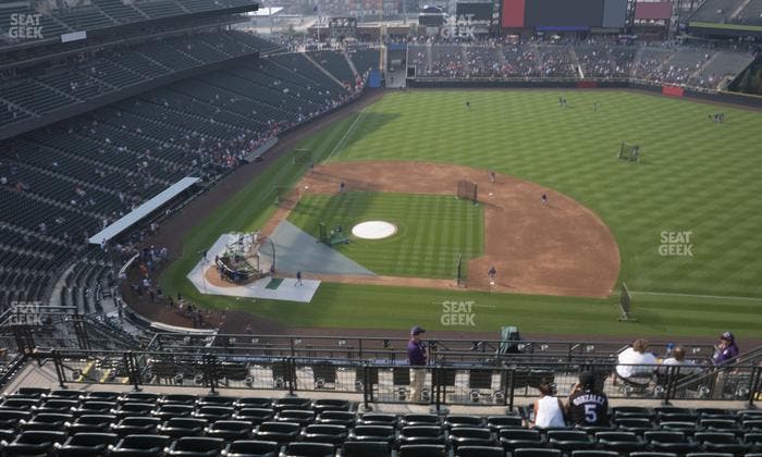 Coors Field - Section Upper 323 Seat View