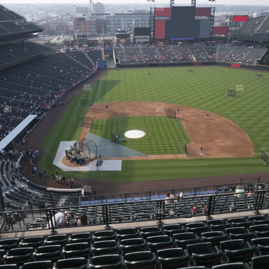 Coors Field - Section Upper 325 Seat View
