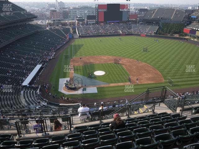 Coors Field - Section Upper 326 Seat View