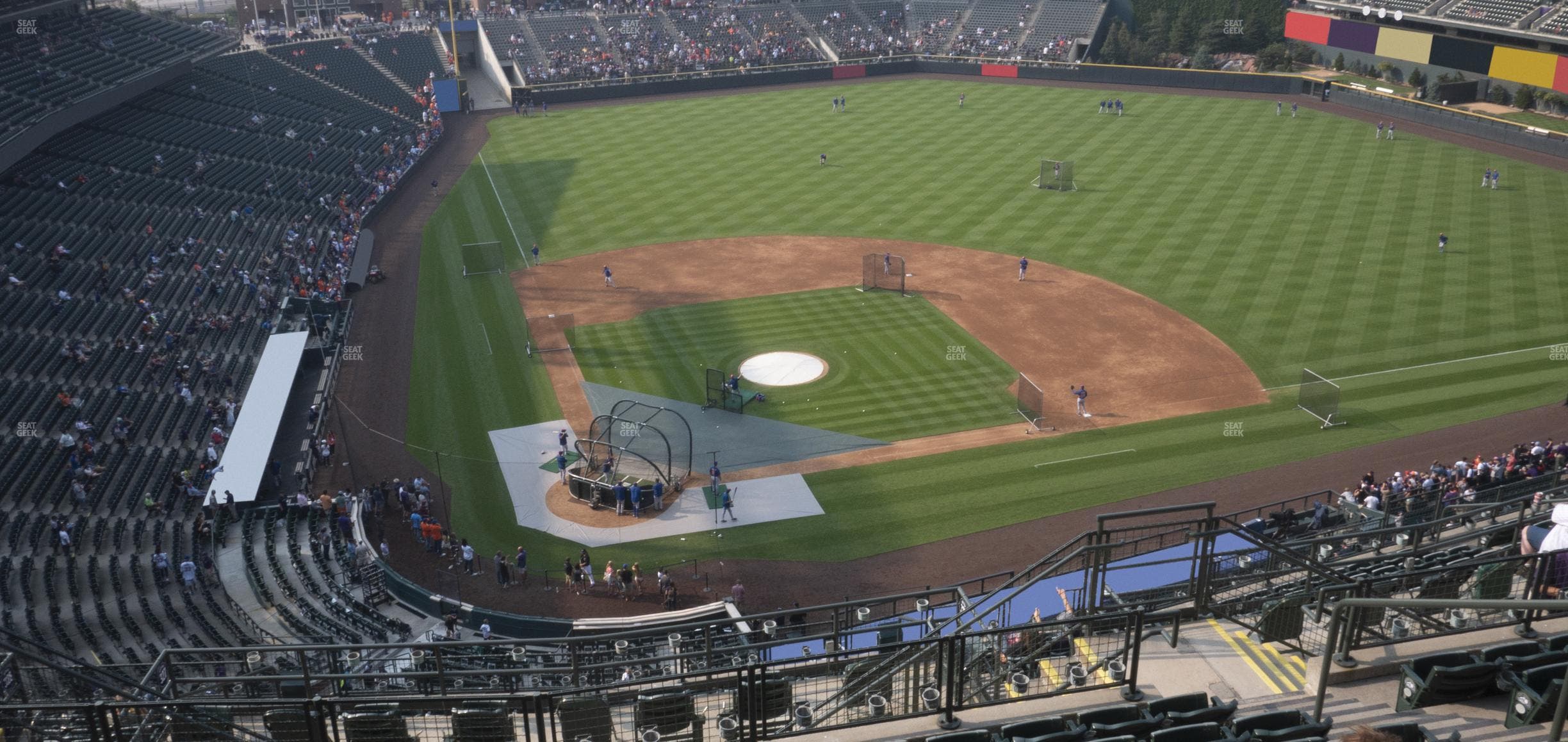 Coors Field - Section Upper 327 Seat View