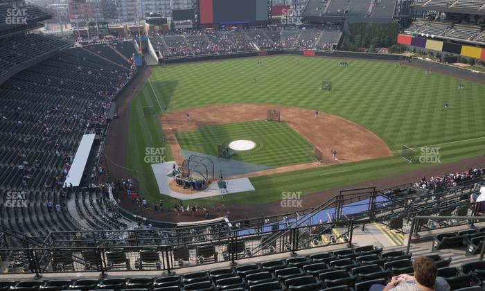 Coors Field - Section Upper 327 Seat View