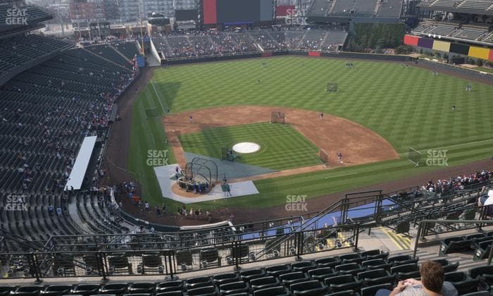 Coors Field - Section Upper 327 Seat View