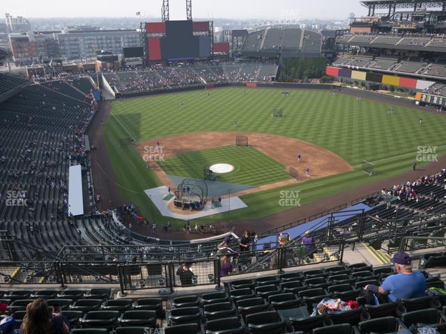 Coors Field - Section Upper 328 Seat View
