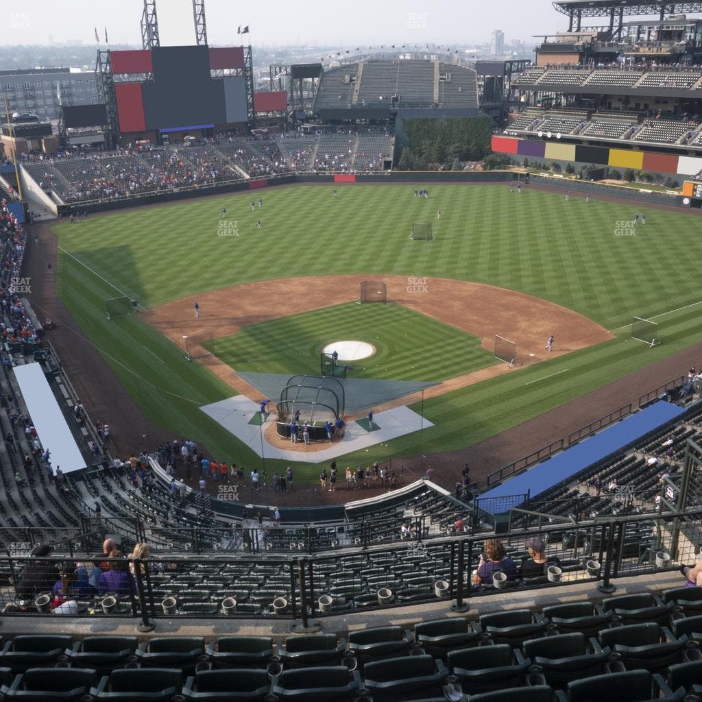 Coors Field - Section Upper 329 Seat View