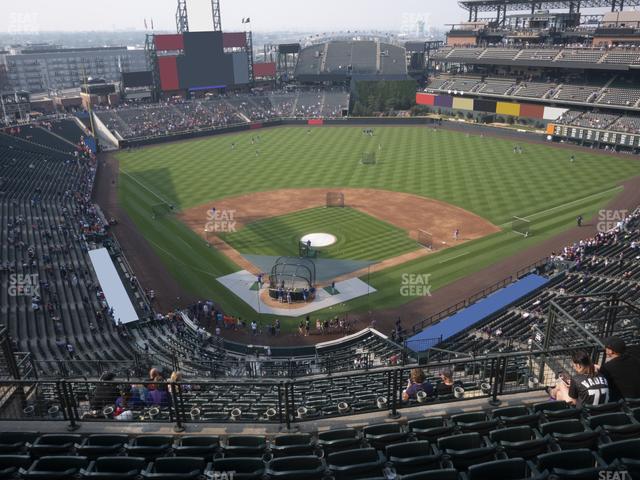 Coors Field - Section Upper 329 Seat View