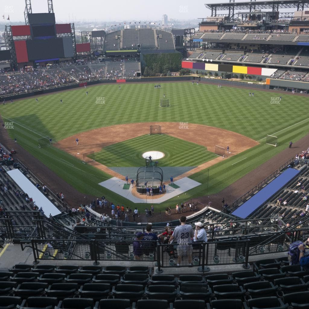 Coors Field - Section Upper 330 Seat View