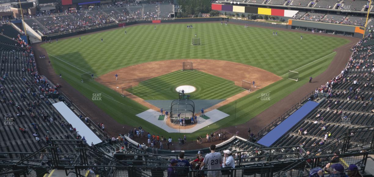 Coors Field - Section Upper 330 Seat View